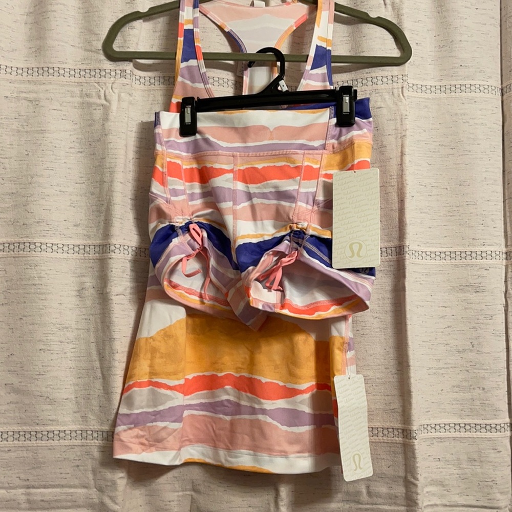 Lululemon size 6 crb and liberty short bundle new